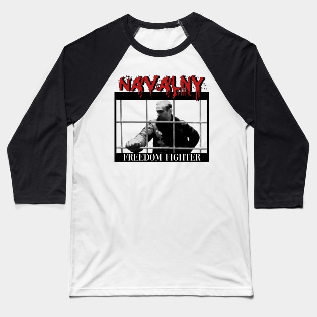 Navalny Baseball T-Shirt by Light Up Glow 